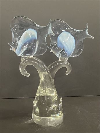 Collectible Designer Murano? Glass Fish Sculpture...14" Tall