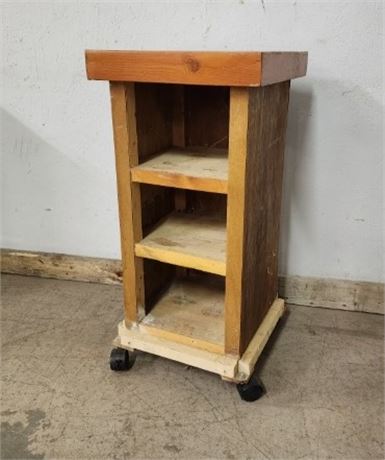 3-Shelf Rolling Work Stand...16x16x33