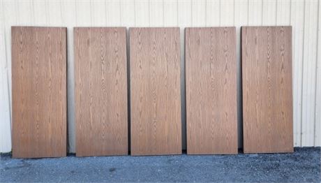 5- Masonite Bi-Fold Door Slabs...32x80