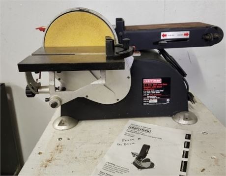 6"x9"  Craftsman Belt & Disc Sander