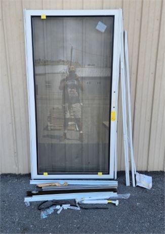 Never Used Screen Door with Hardware... 42x80