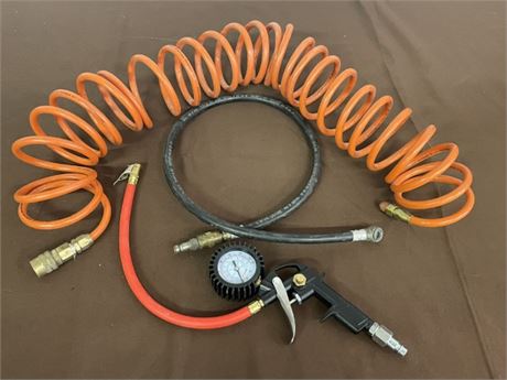 Assorted Air Hose & Fillers