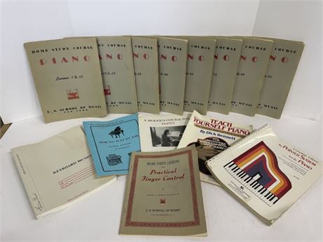Collectible Vintage Piano Song Books