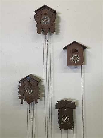 German Cuckoo Clock Quad