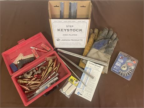 Assorted Torch Tips/Key Stock/Extras