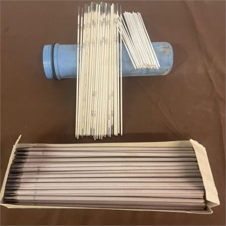 2-Bundles of Welding Rod & Waterproof Cannister