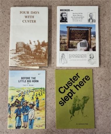 Very Collectible General Custer Historian Books