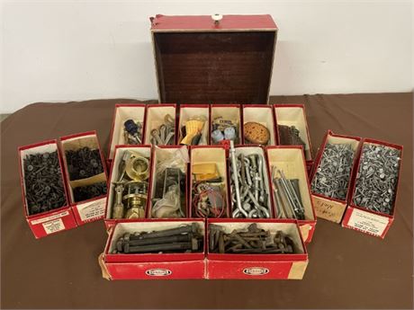 Assorted Hardware & Misc. with Drawer Caddy