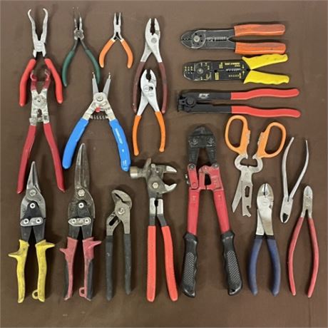 Assorted Rubber Handled Specialty Tools