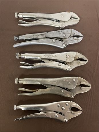 Assorted Locking Pliers