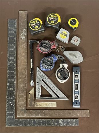 Assorted Carpenters Framing Tools