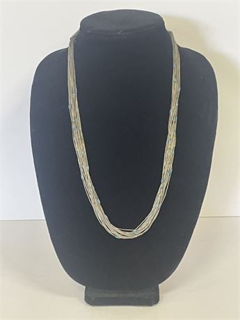 Vintage Metal Strand Necklace