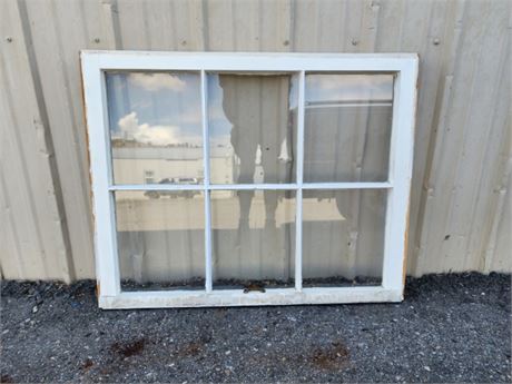 Vintage 6-Pane Window...34x27