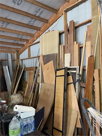 Wall of Miscellaneous Lumber