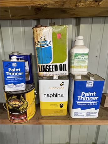 Linseed Oil and Paint Thinners