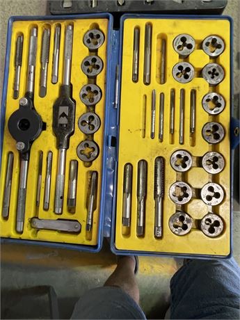 Yellow Tap and Die Set