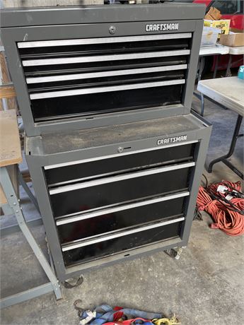 Craftsman Gray Two Section Toolbox