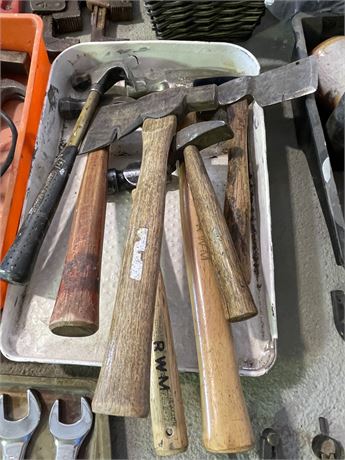 Hatchet/Hammer and Assorted Hammers