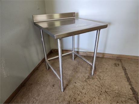 Stainless Food Safe Prep Table - 30x30x36