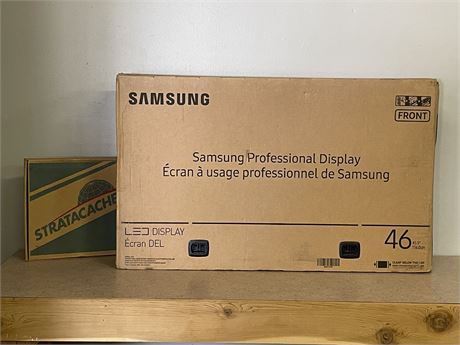 New 46" Samsung LED Display