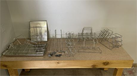 Assorted Stainless Disposables/Condiment Holders