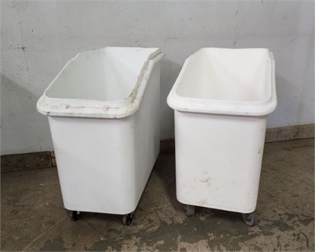 Portable Dry Good Container Pair...16x27x28