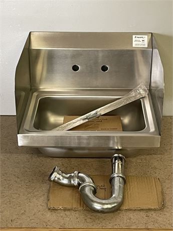 New Stainless Service Sink with Faucet...17x15x13