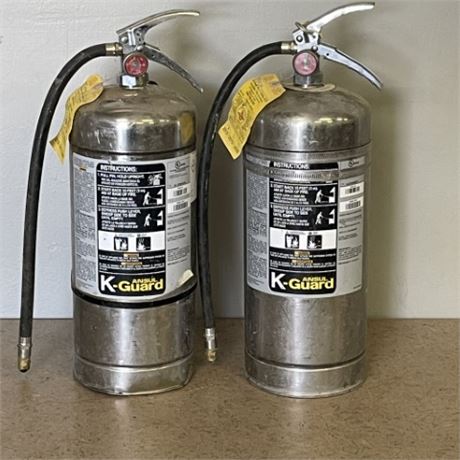 2-Stainless Fire Extinguishers