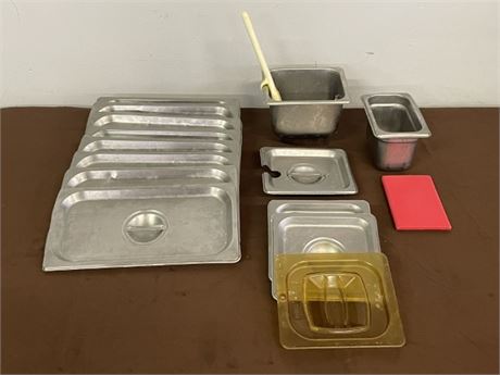 Stainless Lids/Tubs