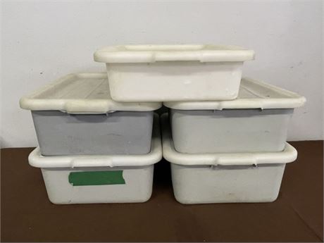 Perforated Food Tubs with Lids