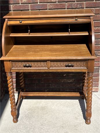 Small Roll Top Type Desk