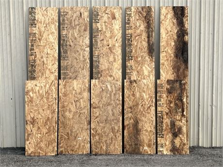 10pcs. Assorted OSB - 18" x ⁷∕₁₆" x 8' and 18" x ⁷∕₁₆" x 4'