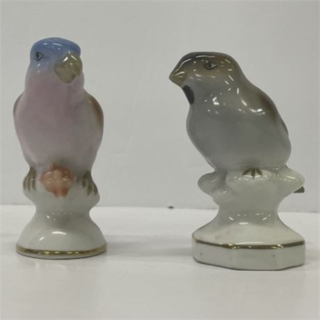 Collectible Bavarian Porcelain Bird Pair