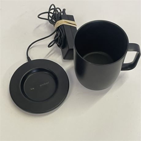 EMBER Heated Coffee Mug w/ Charging Plate