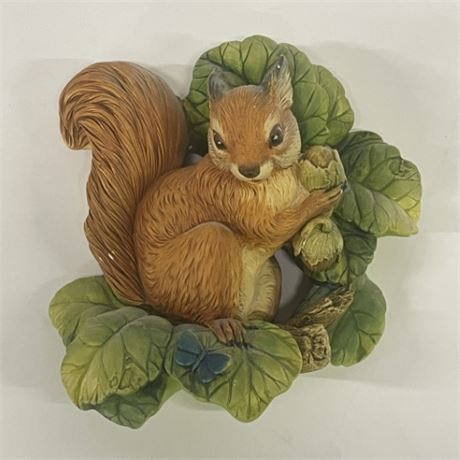 Collectible BOSSONS Squirrel Wall Ornament