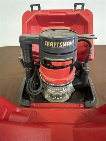 Nice Craftsman 2HP Router with Case