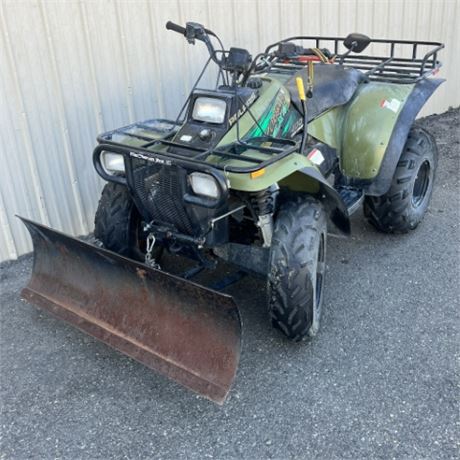 '96 Polaris 400 Sportsman 4x4 w/ Extras (blade,cover)-Runs