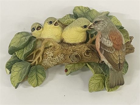 Collectible BOSSONS Chaffinches Wall Ornament