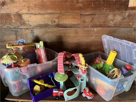 Couple Totes of Toddler Toys