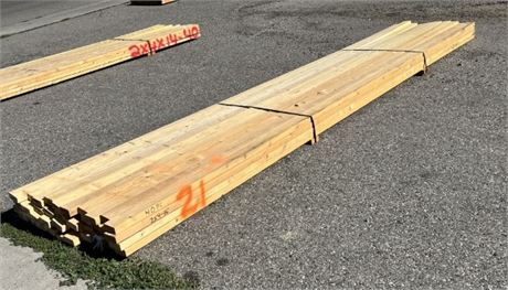 2x4x16 Lumber...40pc Bunk #21