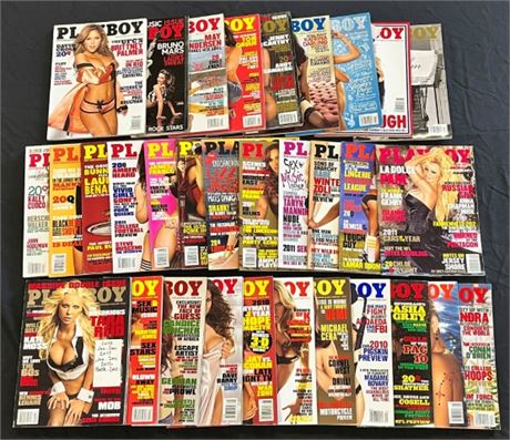 Jan 2010-Dec 2012 Assorted Playboy Editions