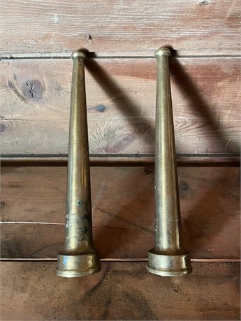 Two More Brass Smooth Bore Nozzles