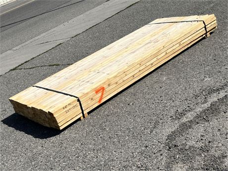 2x4x104 Lumber...60pc Bunk #7