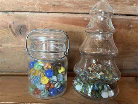 Two Jars of Marbles