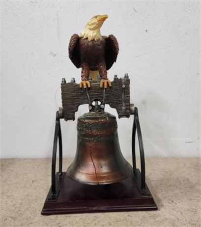 Bald Eagle Liberty Bell Statue