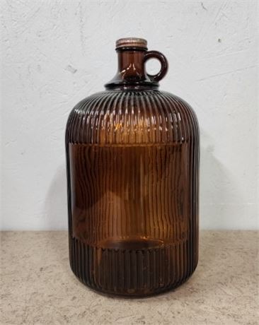 Dark Amber Vintage Bottle