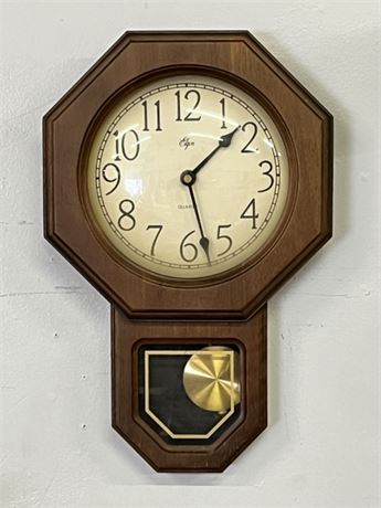 Elgin Quartz Clock -  11 x 17