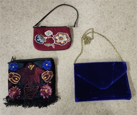 Collectible Purse Pair & Clutch