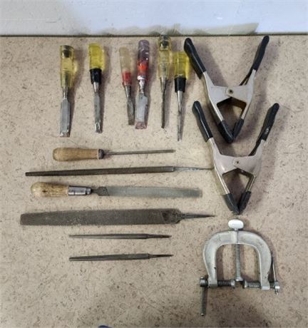 Chisels/Clamps/Metal Files