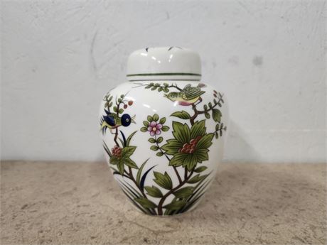 Small Hand Painted Porcelain Urn